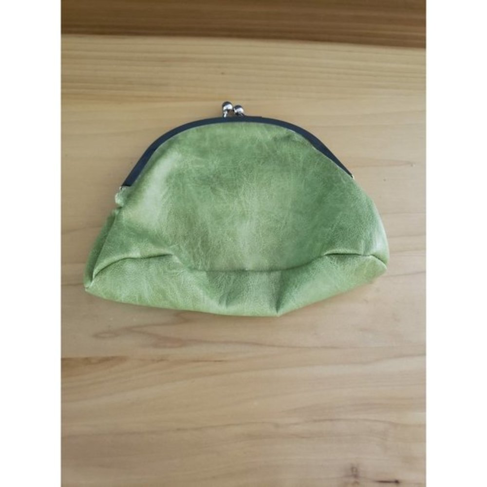 Vintage Green Clutch / Crossbody Purse
